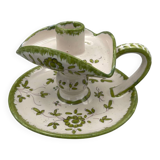 Martres-Tolosane hand candlestick, signed