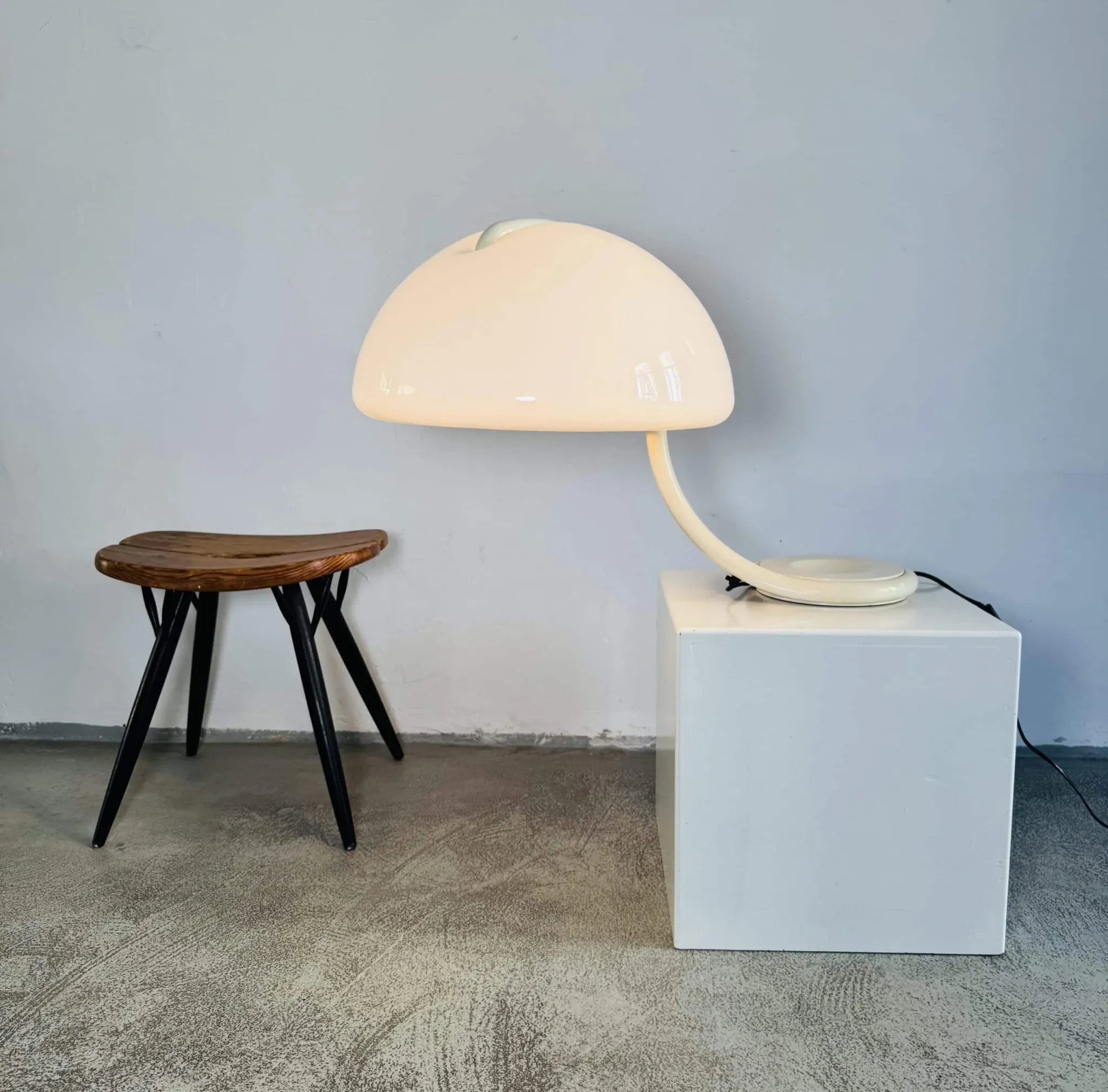Serpente Swivel Table Lamp By Elio Martinelli For Martinelli Luce, Italy, 1965