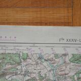 Vintage map of Uckange