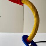 Articulated Memphis style clamp lamp