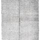 Black Wool Moroccan rug,  wool shaggy Berber Style antique black 210x140
