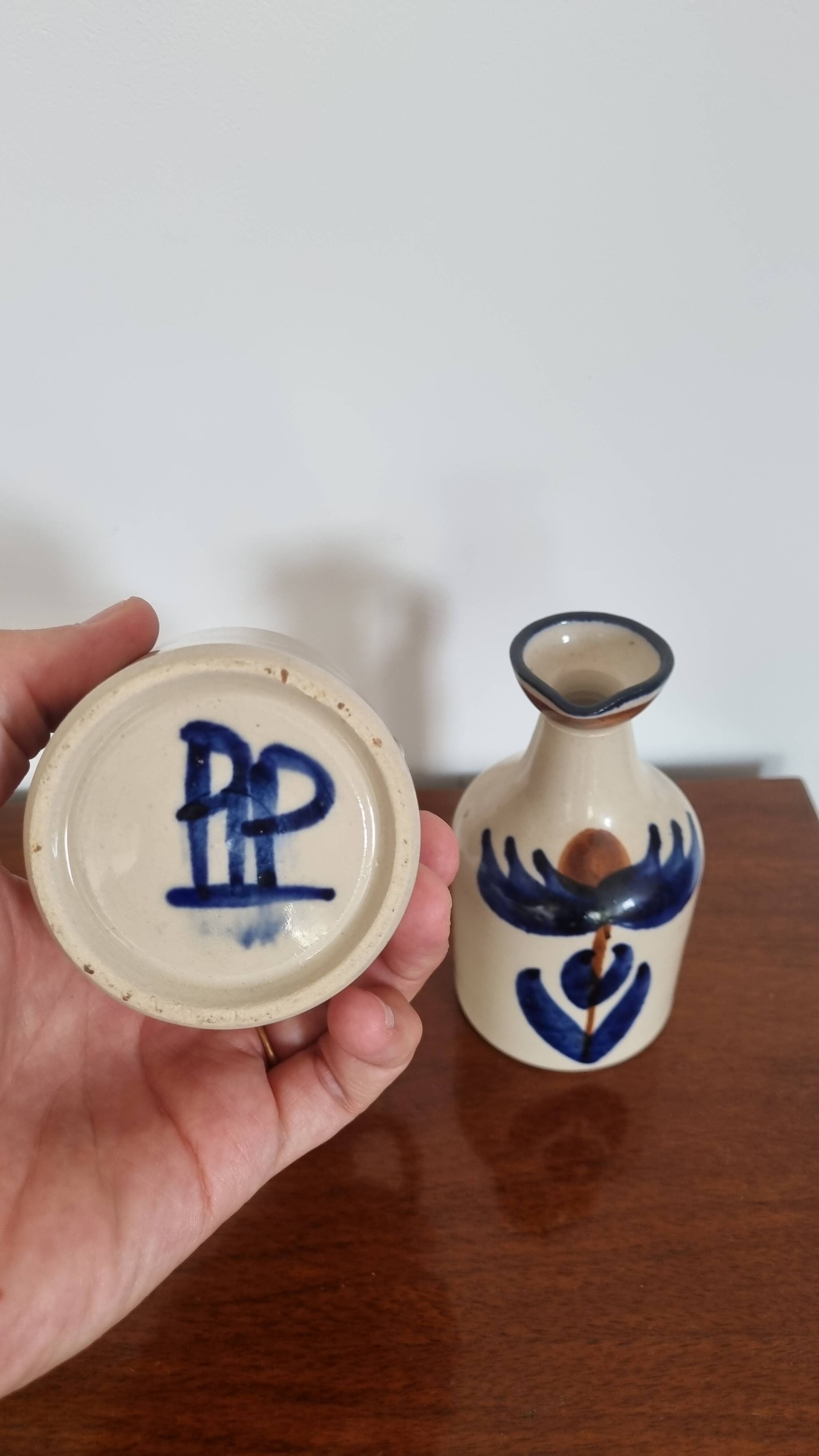 pair of Picault ceramics