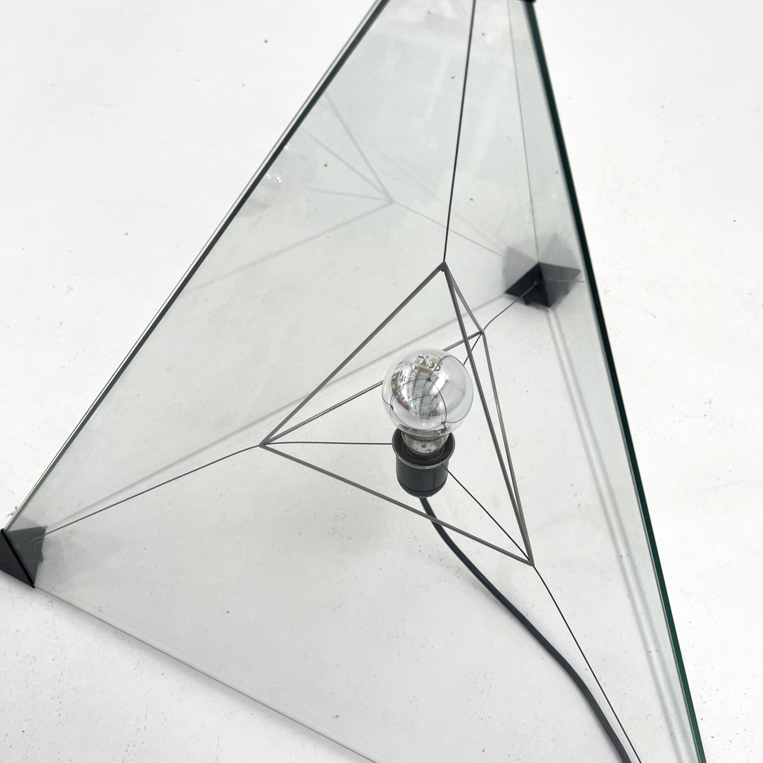 Tetrahedron Lamp by F. Van Nieuwenborg & M. Wegman for Indoor, 1979
