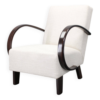 Art Deco armchair by Jindřich Halabala, Czechoslovakia 1940s