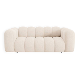 Canapé Micadoni beige bouclé - Quasi neuf