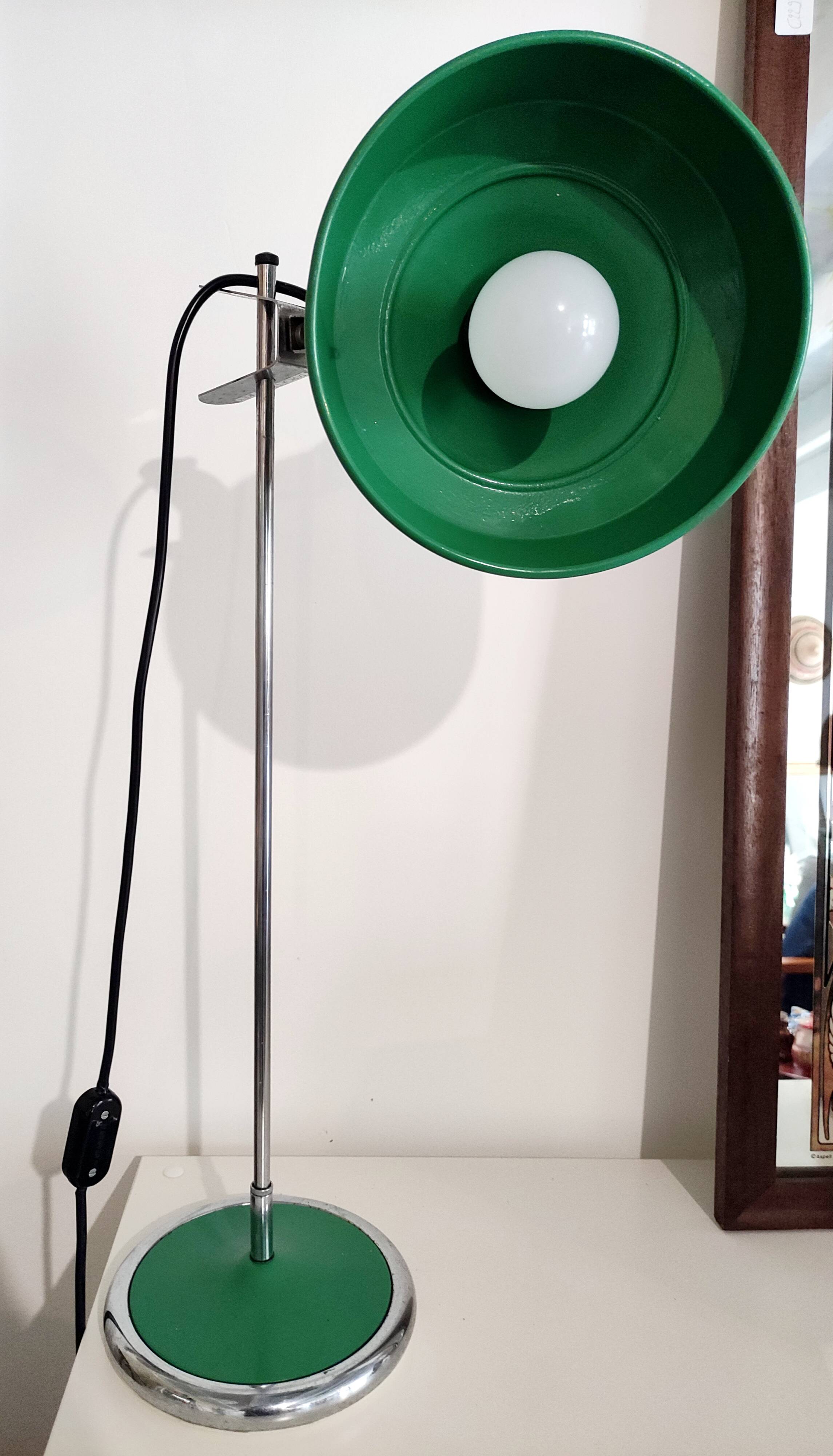 Industrial desk lamp