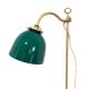 old desk lamp with banker notary gallows green opaline