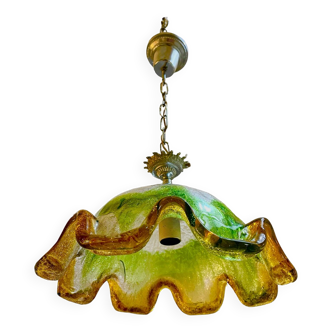 Mazzega murano glass chandelier 1960