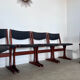 Set of 6 old Scandinavian chairs from the 60s, vintage teak