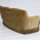 1970s, Danish 3-seater "Banana" sofa, original green velour.