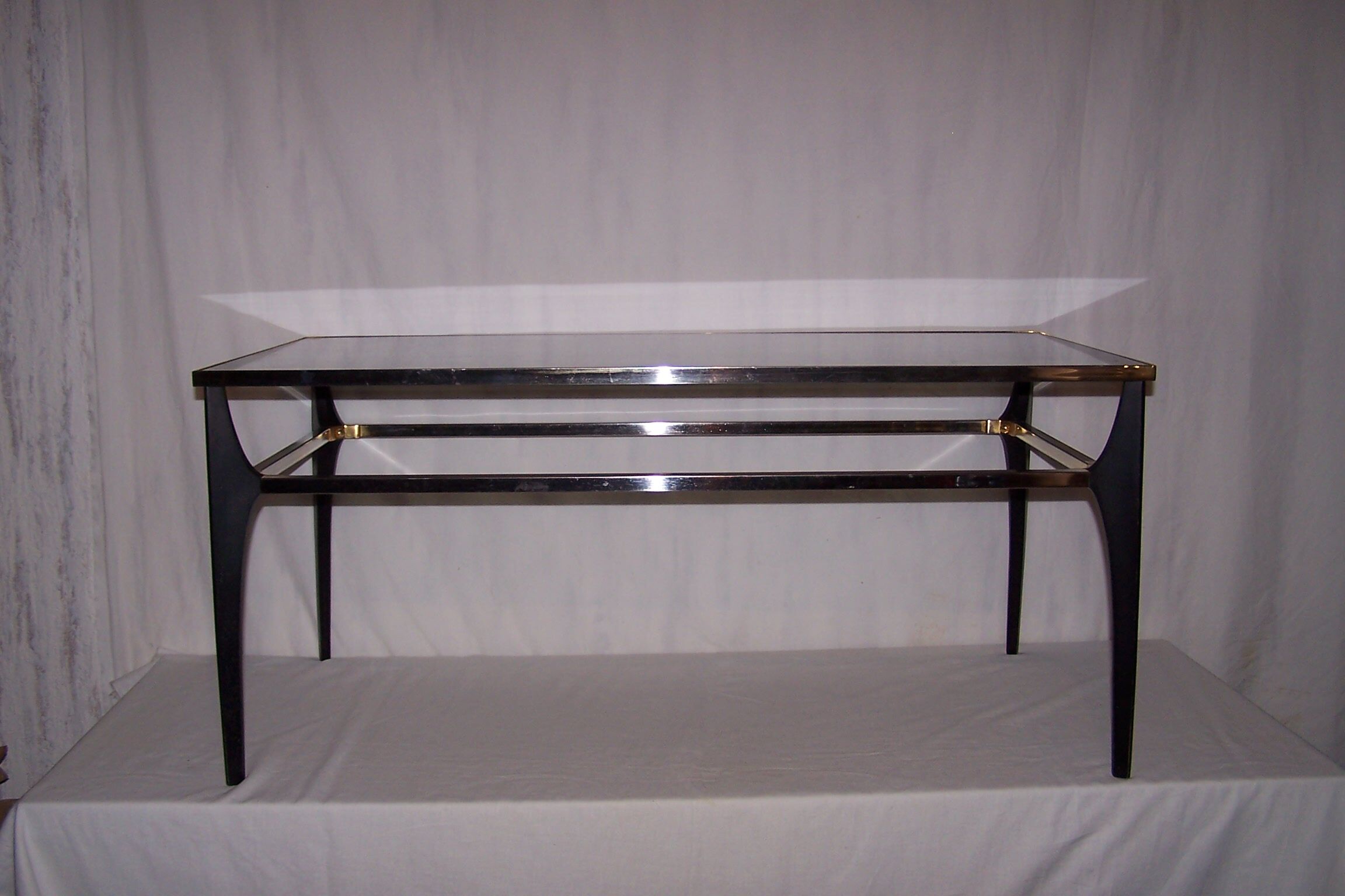 Coffee table glass tinted 50s
