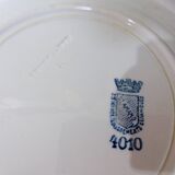 4 vintage soup plates from St Amand