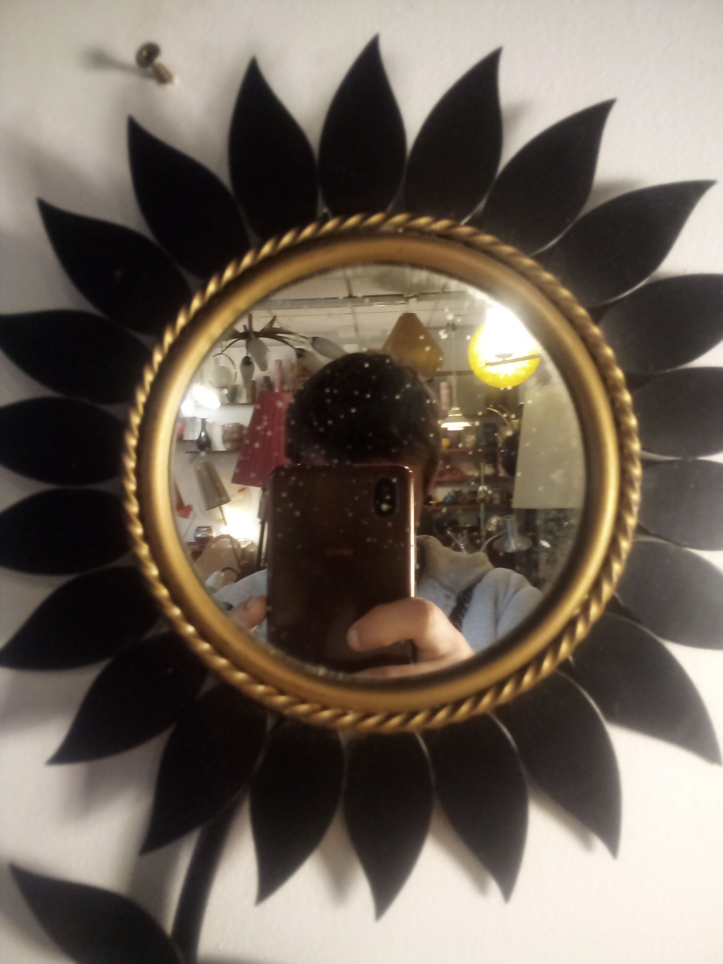 Mirror flower chaty vallauris