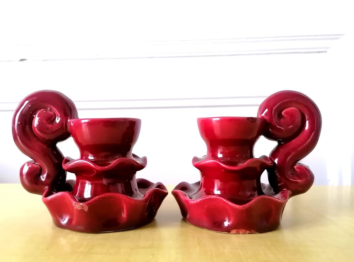 Vallauris hand candle holders