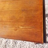 Table or desk, golden honey, curved legs