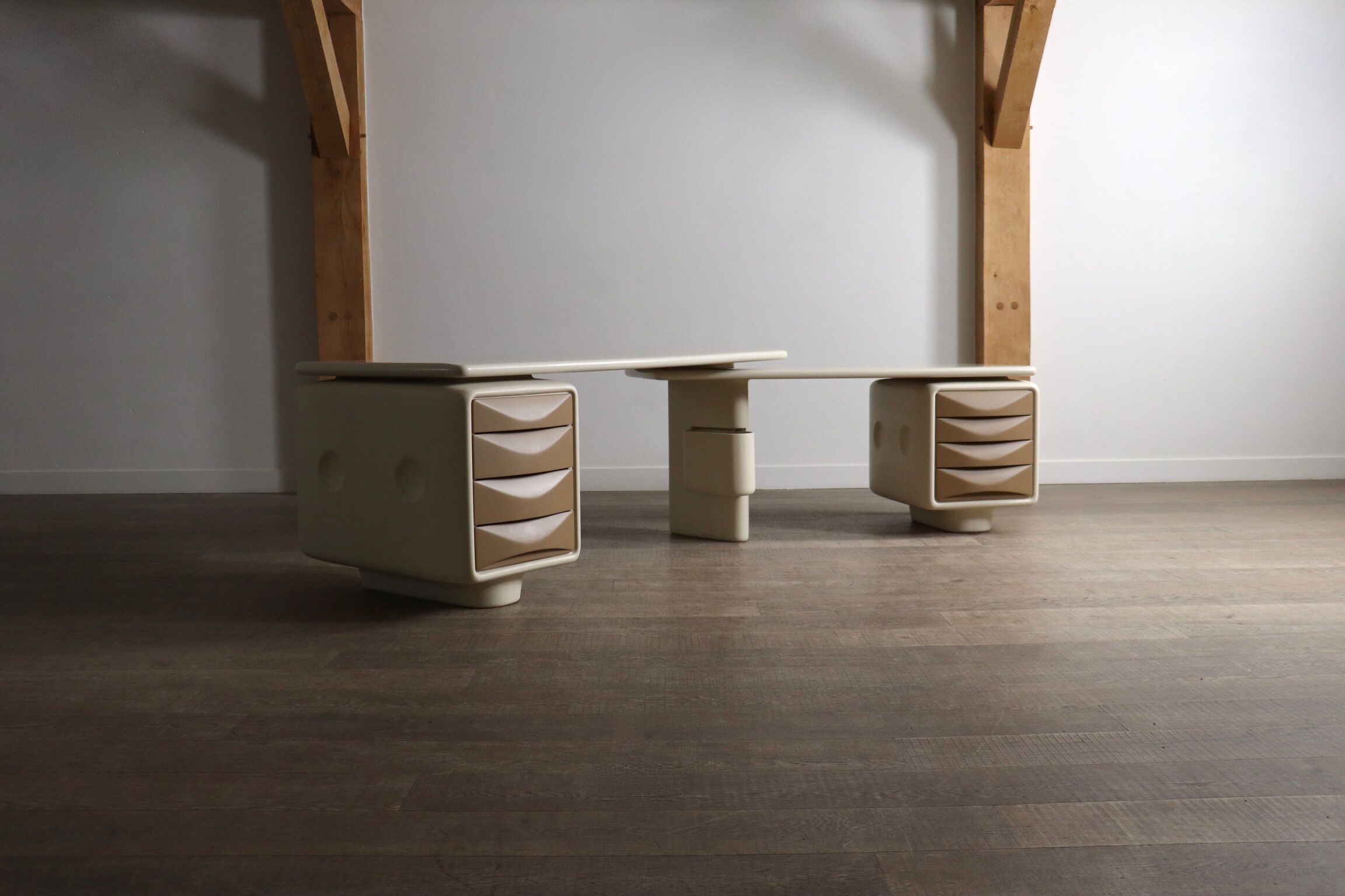 Ernest Igl Jet corner desk for Wilhelm Werndl, 1970s