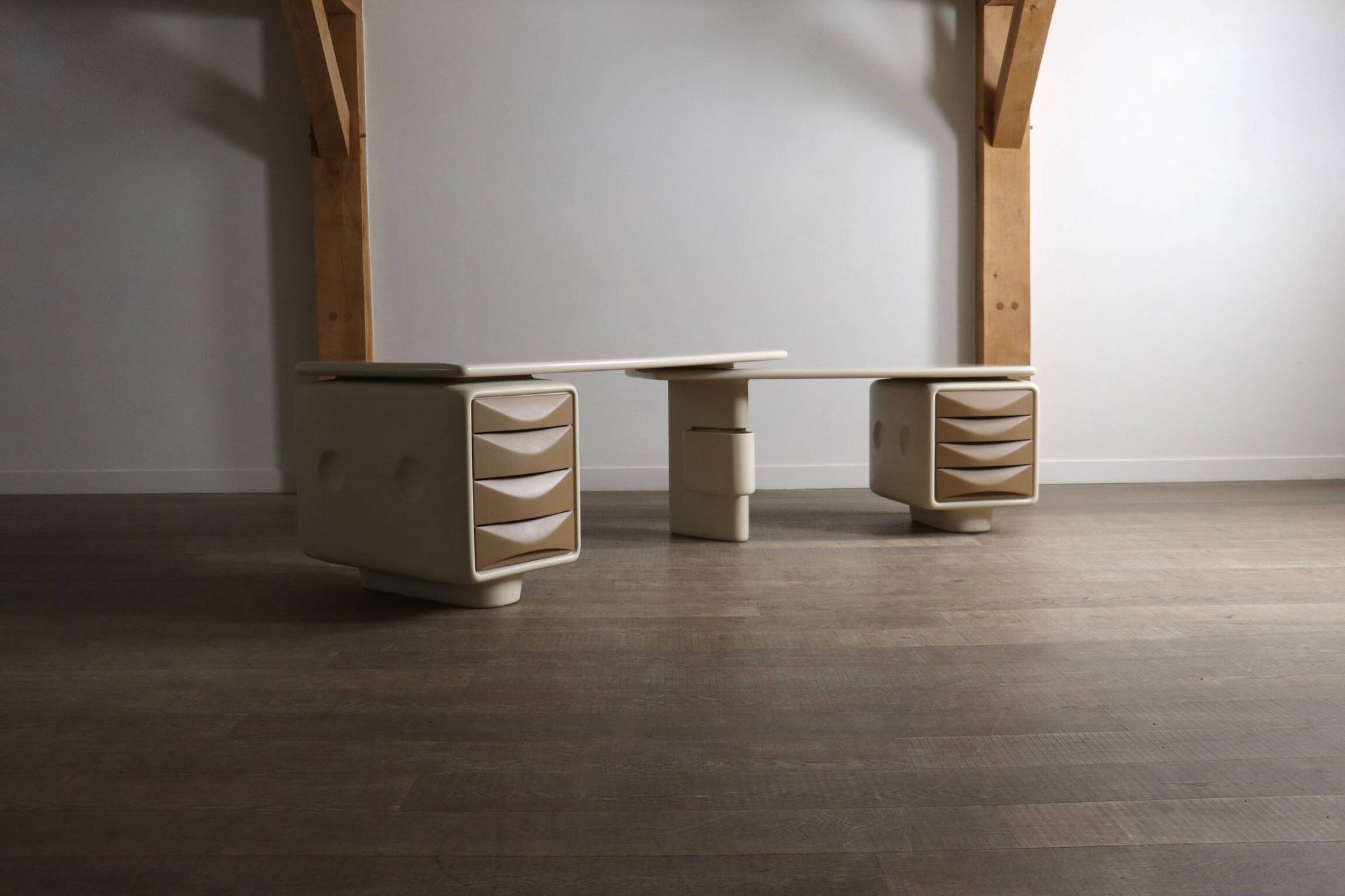 Ernest Igl Jet corner desk for Wilhelm Werndl, 1970s