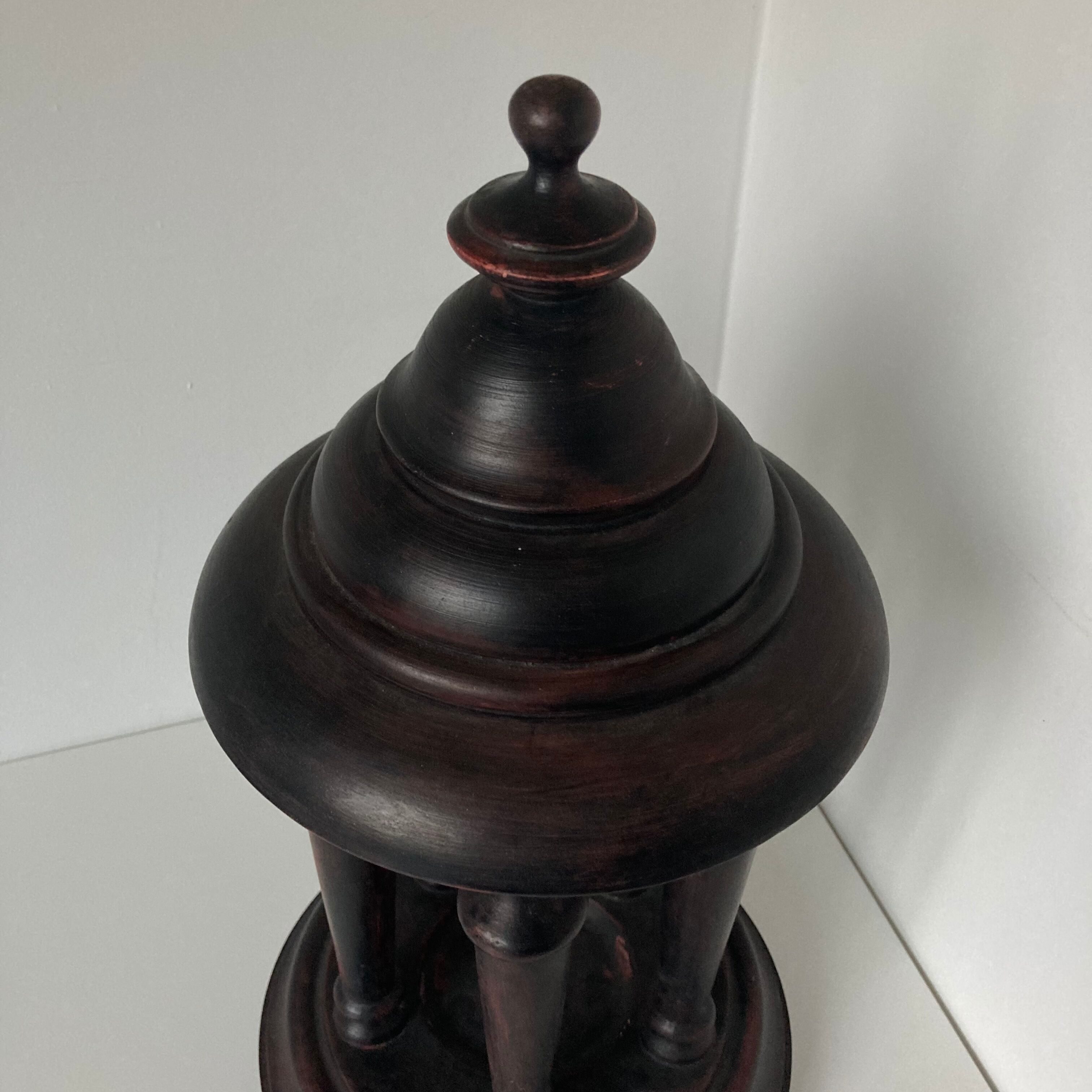 Indoor photophore in the shape of a Temple of Love