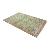 Anatolian handmade vintage rug 270 cm x 180 cm