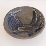 Scandinavian ceramic pocket tray 1960