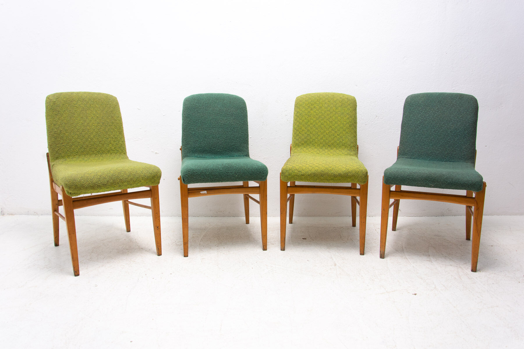 Mid century Dining Chairs by Miroslav Navrátil, 1960s, Set of 4
