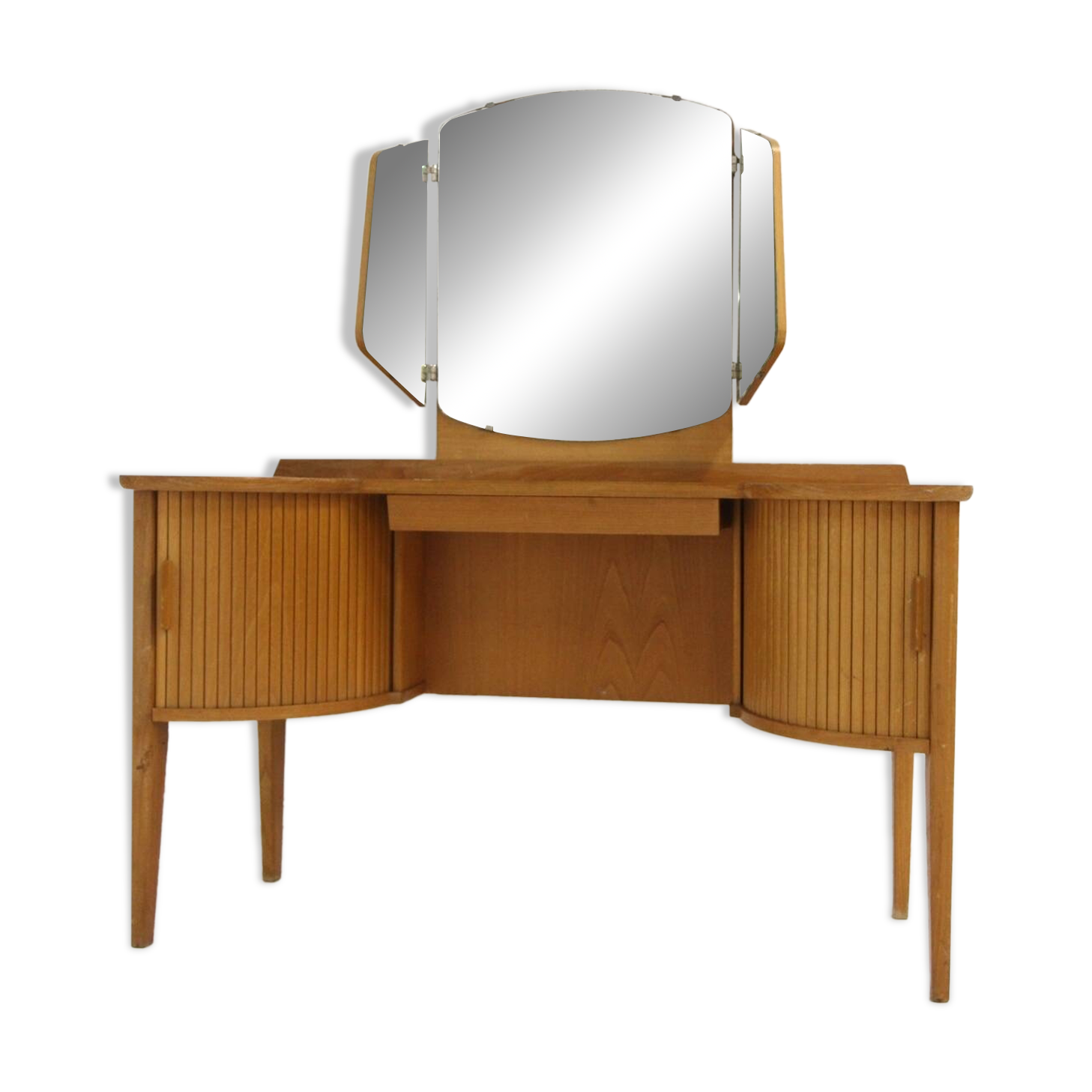 Scandinavian elm dressing table, Swedish Modern, Sweden, 1940