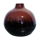 Violet blown bubble vase, 1960