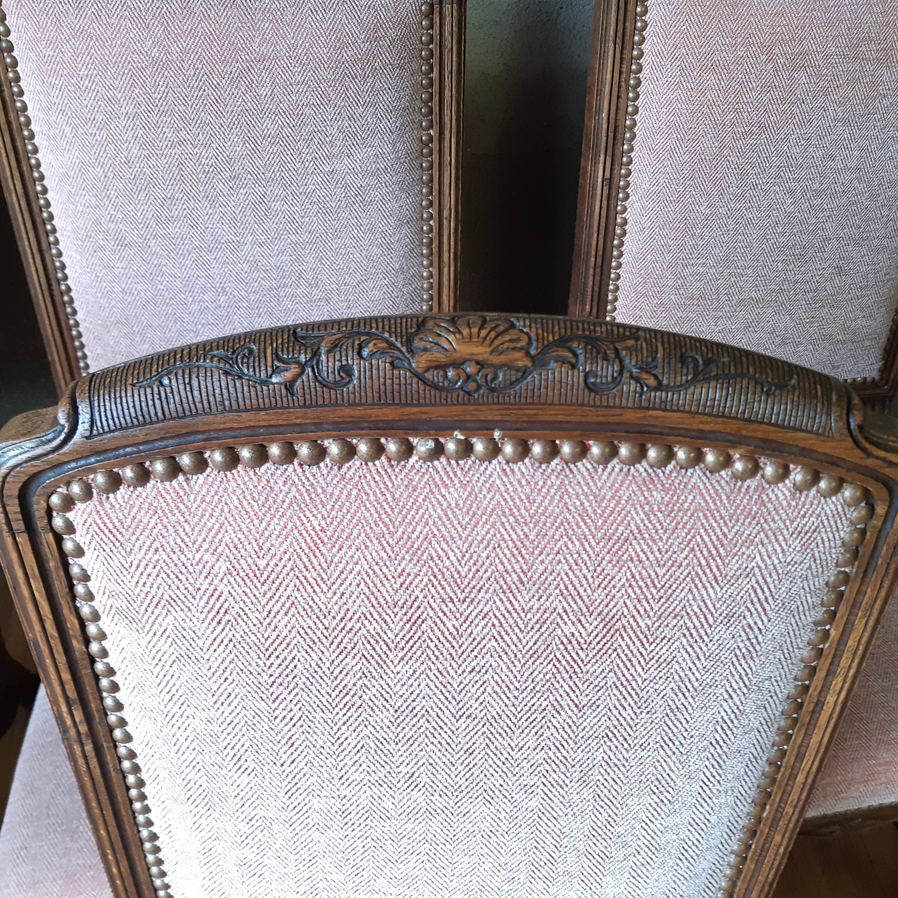 8 Louis XV style chairs