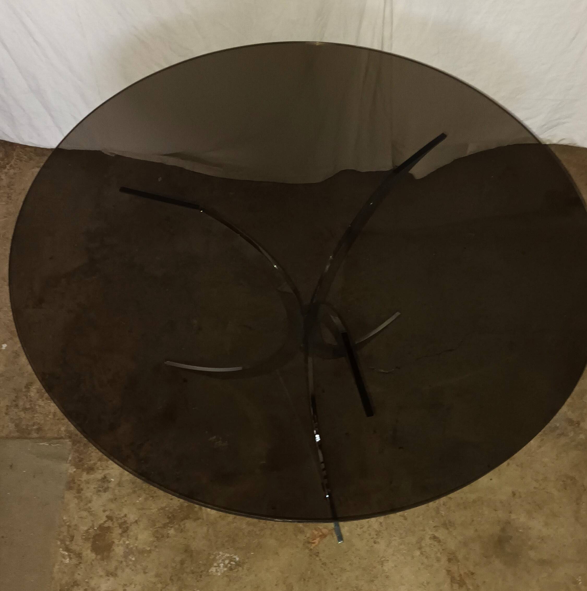 Boris Tabacoff's round table for Christofle, 1970s.