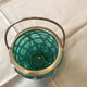 Glass cup with handle