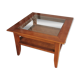 Coffee table in cherry sign ernest menard