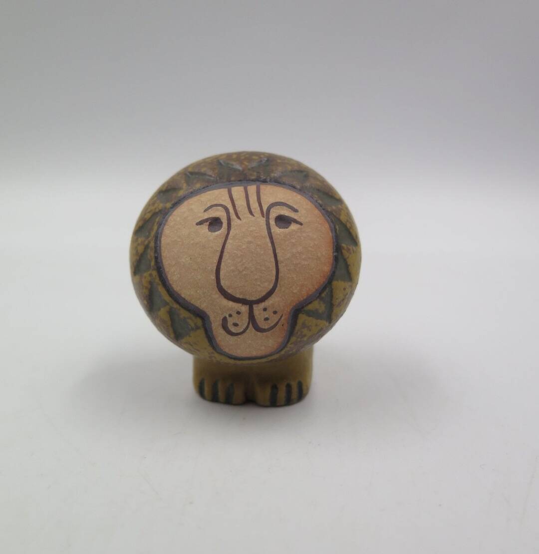 Ceramic Mini Lion Lisa Larson Gustavsberg / Sweden