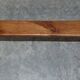 Pair of antique Victorian trestle benches in fruitwood.