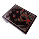 Small black lacquered box with Art Deco decor.Japan