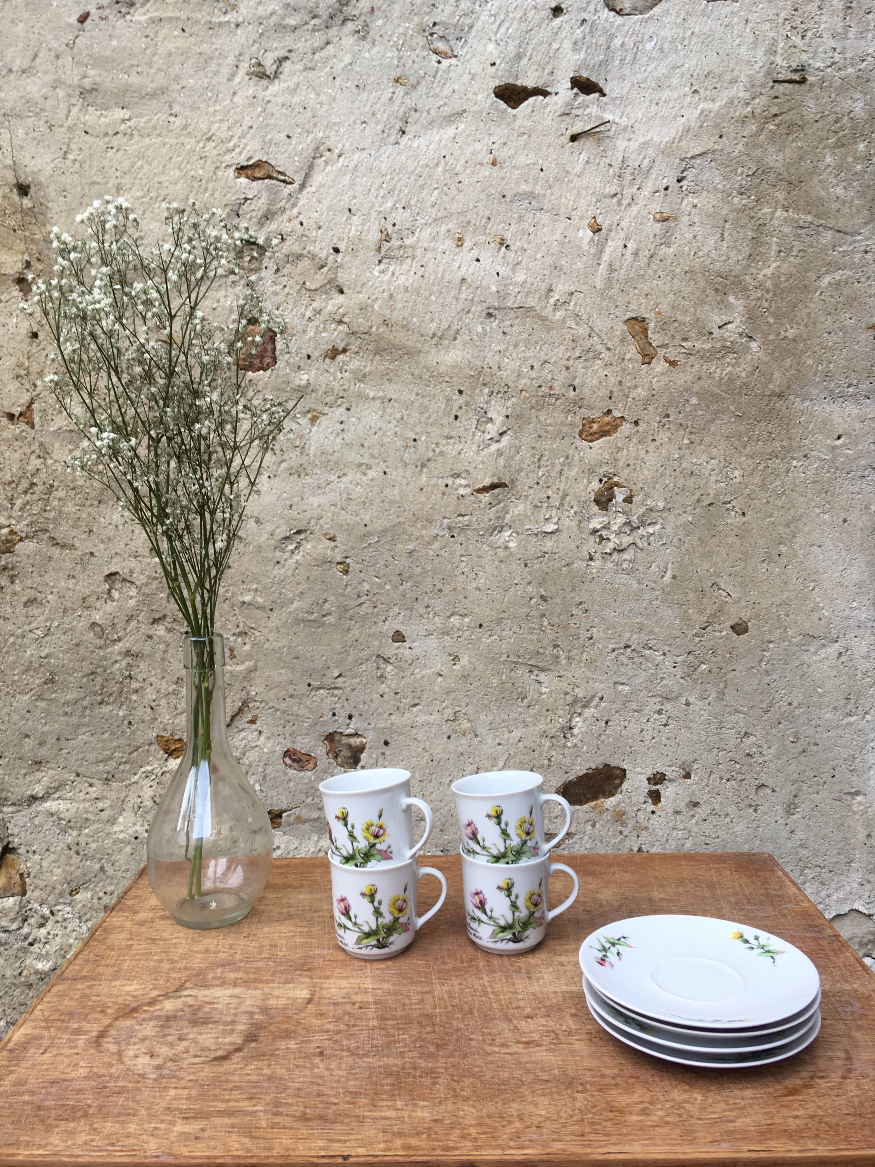 Winterling thistle coffee service