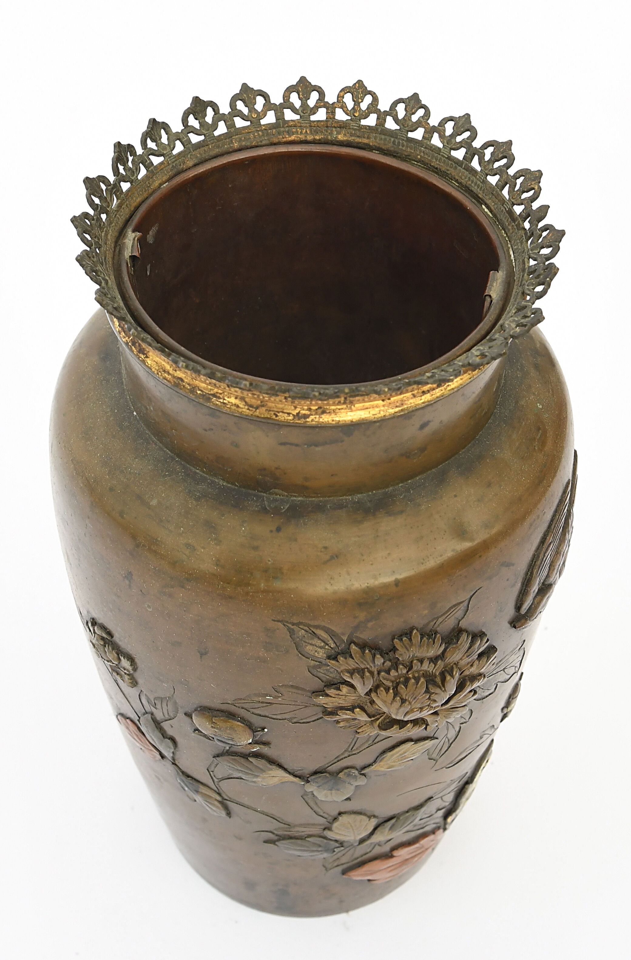 Asian bronze vase