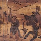 Panel Silkscreened wood China 19th