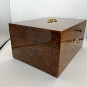 Late Biedermeier Box in Walnut and Walnut Burl, Austria, 1850s
