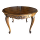 Table de salle à manger style Louis XV et 4 chaises.