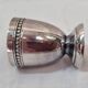 Christofle egg cup mid-20th century silver