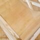 Old white wood deck chair Triconfort
