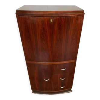 Bureau secrétaire art déco en palissandre