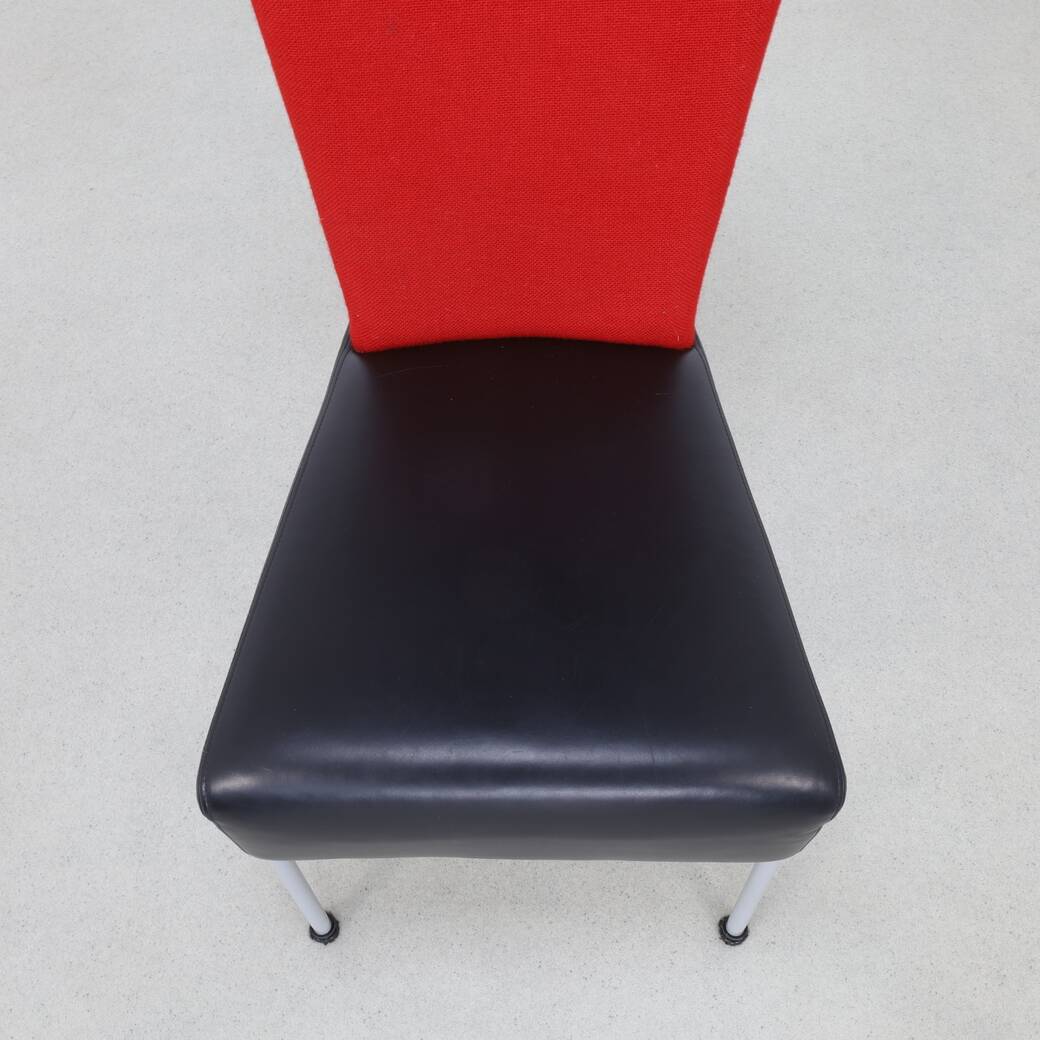 4x Postmodern Dining Chair in two tone, 1980s