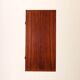 Vintage Scandinavian Rosewood Nightstand with Two Drawers