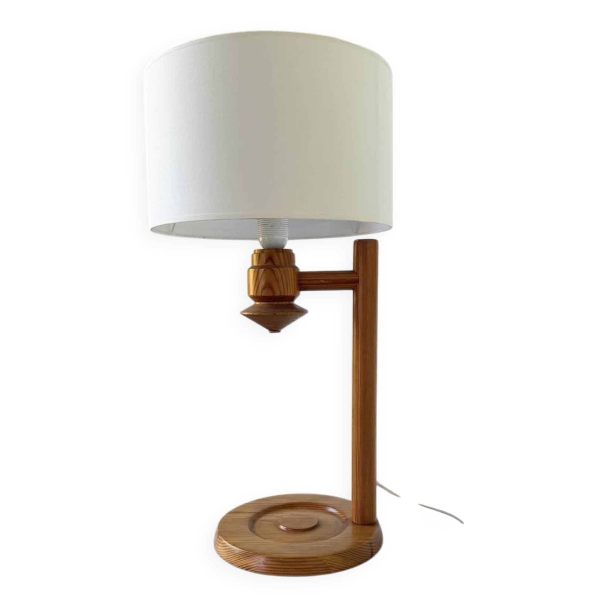 Ikea pine table lamp 1980