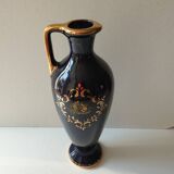 Navy Blue Porcelain Soliflore Vase - Coronetti Cunardo Italy