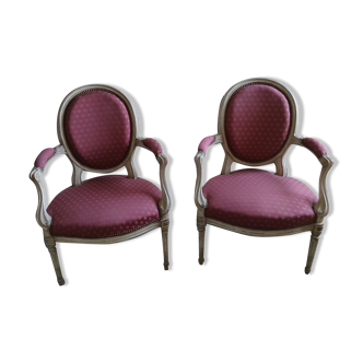 Medallion armchairs