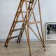 Vintage wooden painter's stepladder - authentic patina