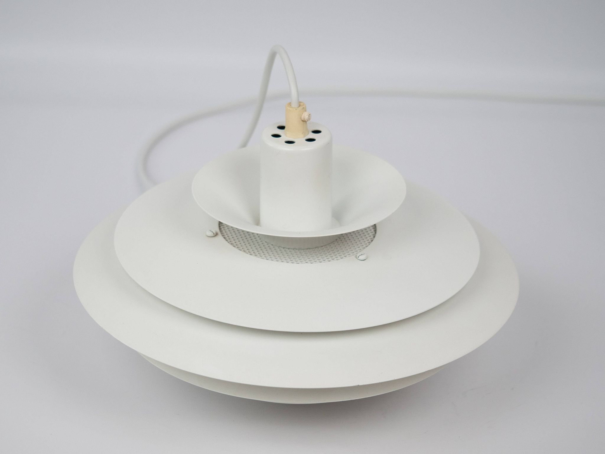 Danish vintage Verona lamp by Kurt Wiborg, Jeka, 1980s