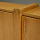 Large brustalist oak sideboard, Belgium.